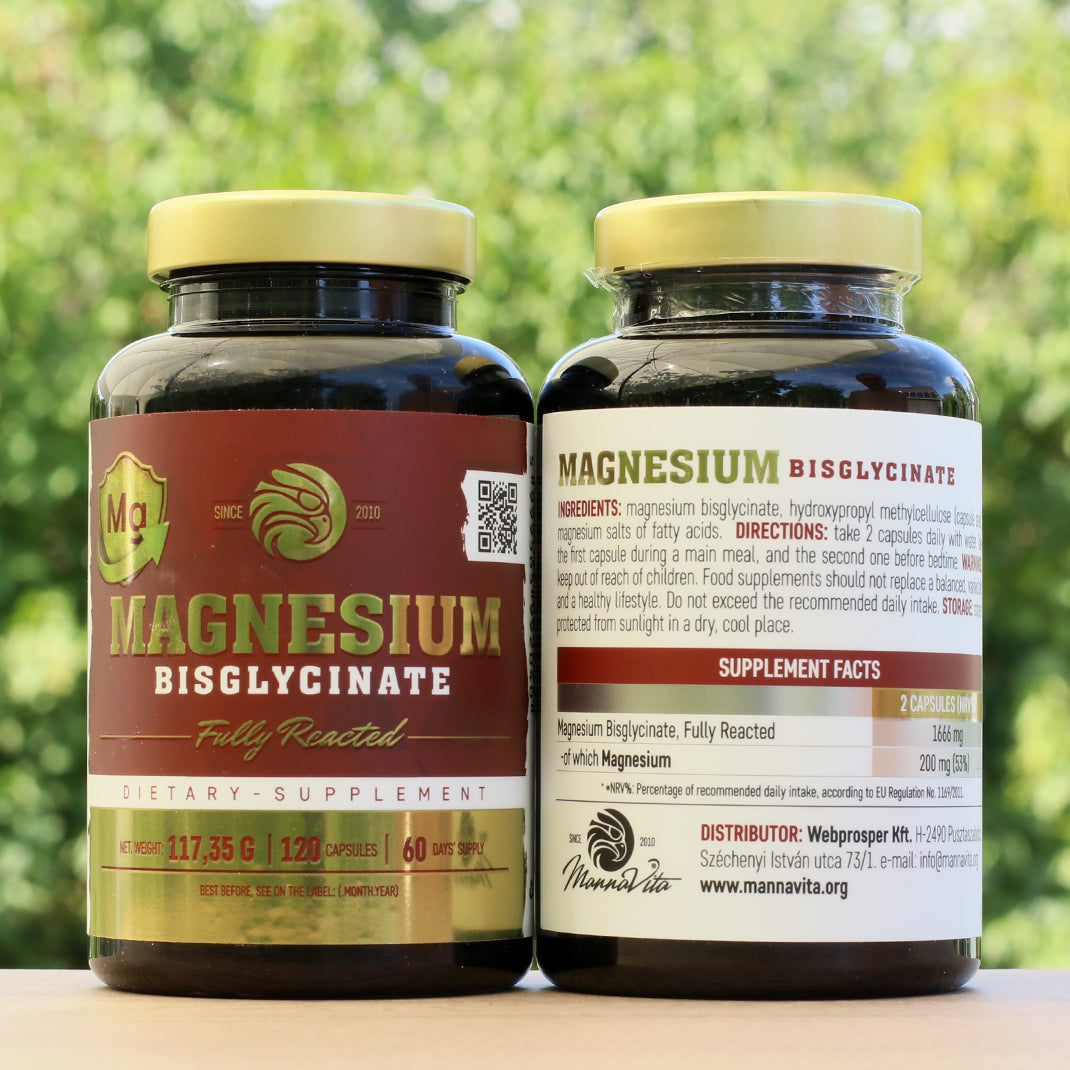 Mannavita MAGNEZIJ Bisglicinat potpuno reagiran • 120 kom