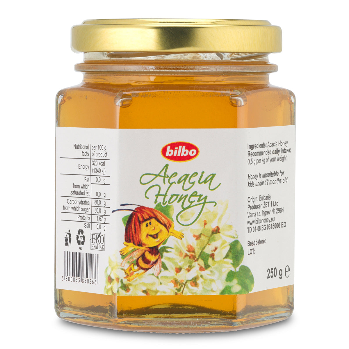 Bilbo sirovi bagremov med • 250 g