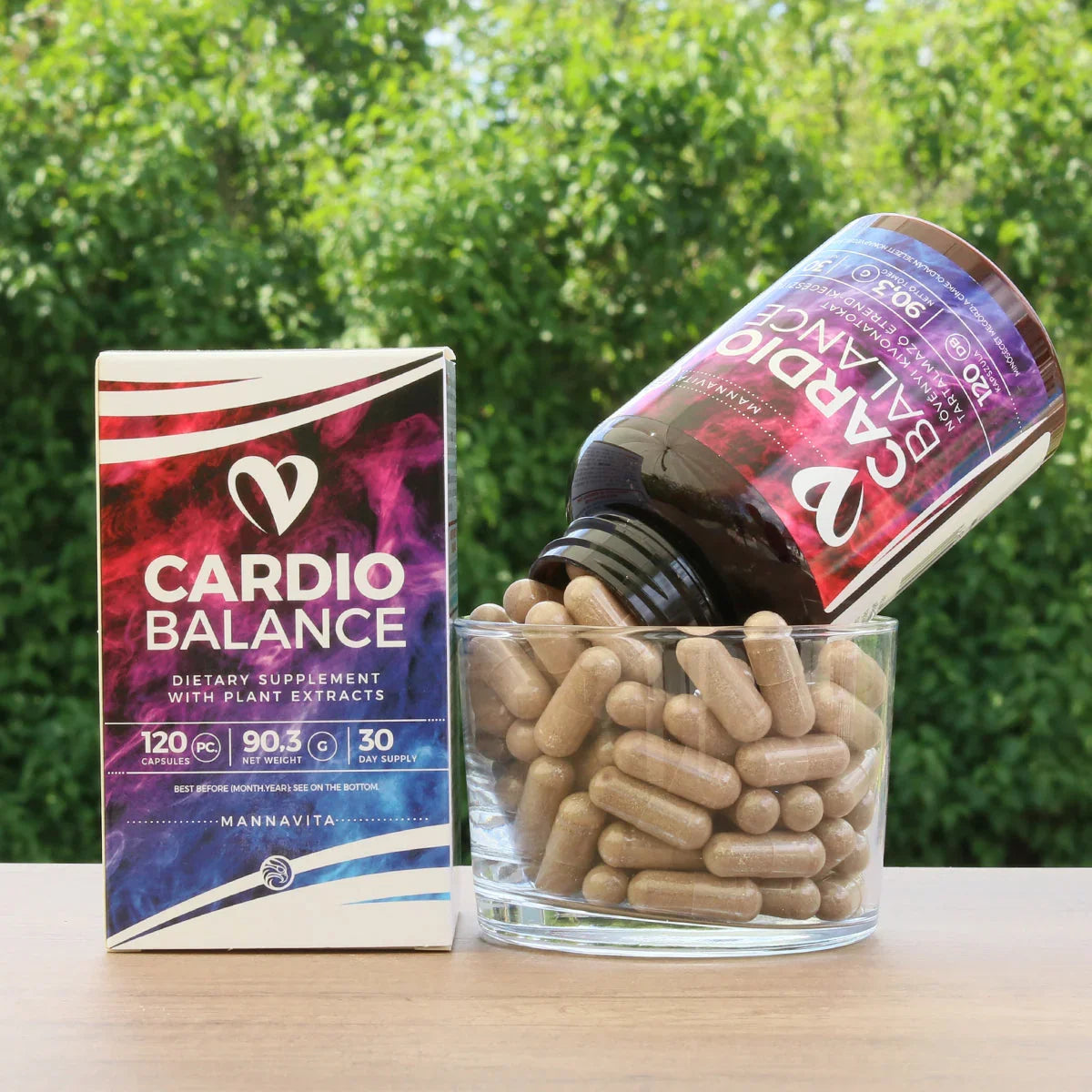 CARDIO Balance blood pressure complex • 120 capsules - Mannavita