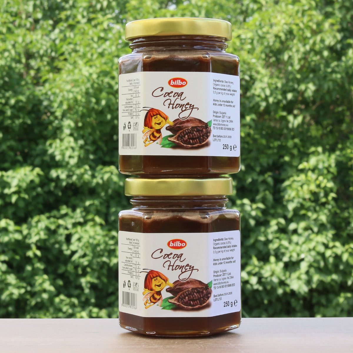 Bilbo sirovi kakao med • 250 g