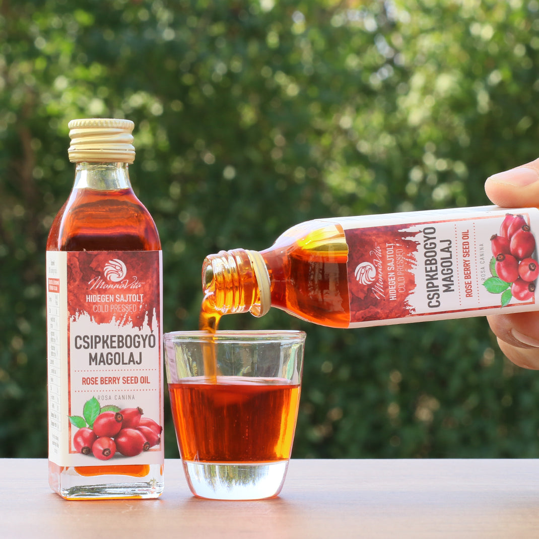 Mannavita mađarsko hladno prešano ulje sjemenki šipka • 40 ml