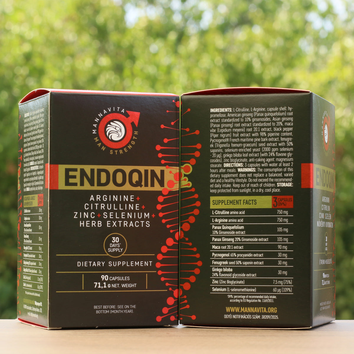 ENDOQIN Manpower Forte • 90 kapsula