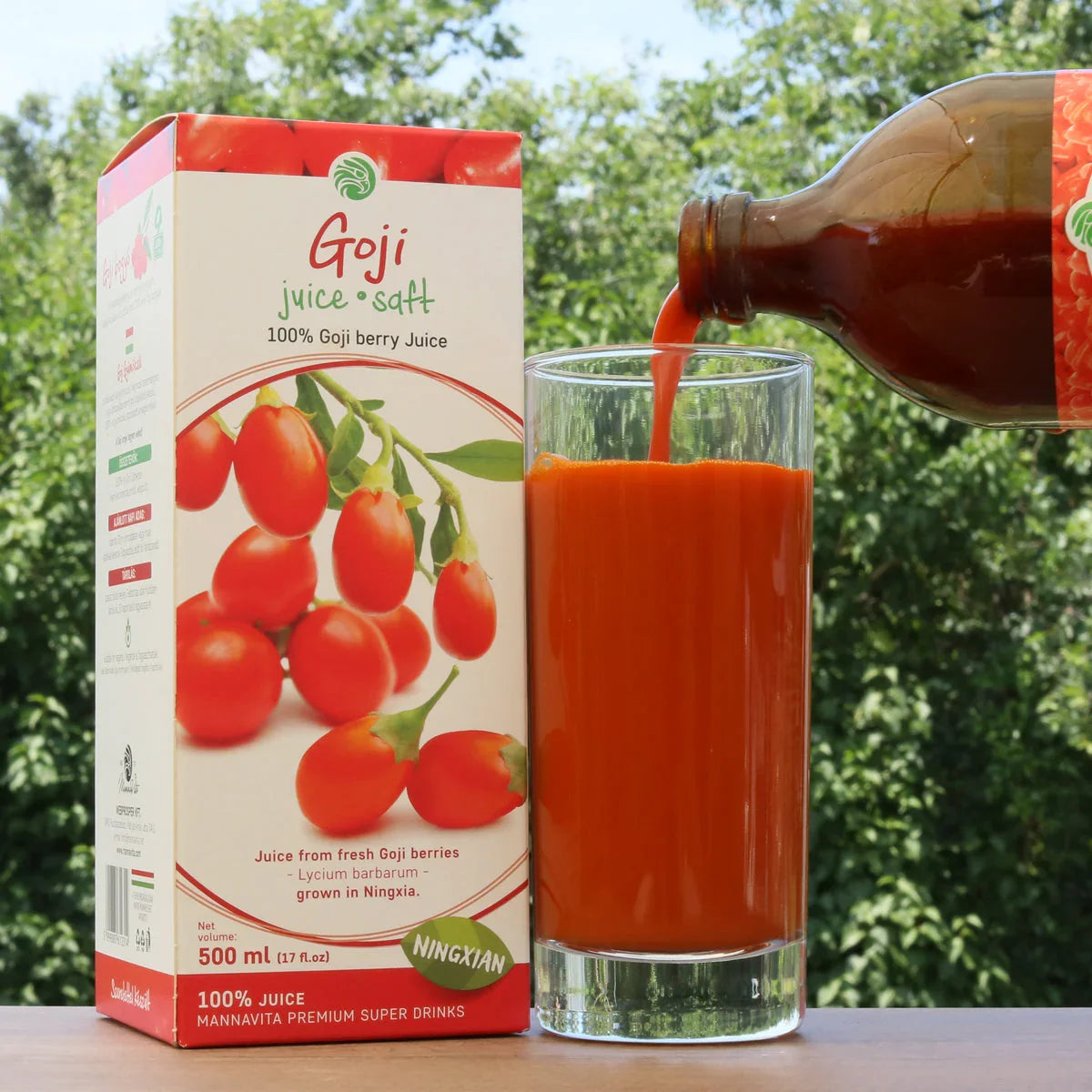 Mannavita Goji berry 100% pure pressed juice • 500 ml - Mannavita