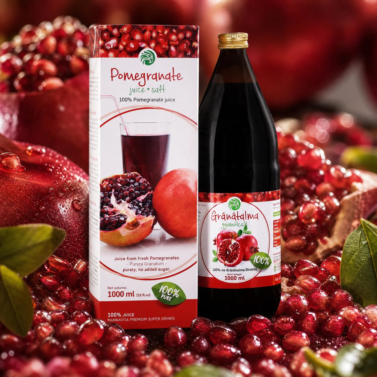 Mannavita • Sok od Nara, 100% cijeđeni čisti sok • 1000 ml
