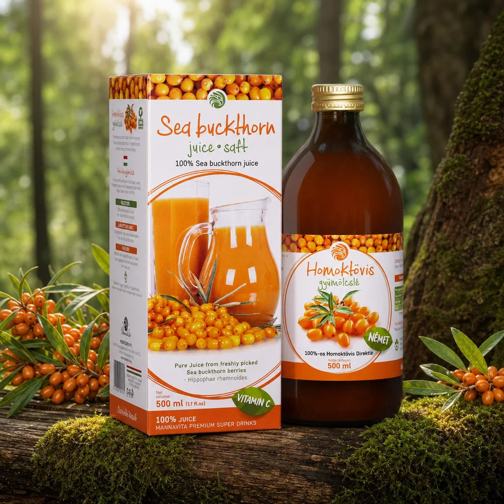 Mannavita • Sok od Pasji trn, 100% cijeđeni čisti sok • 500 ml