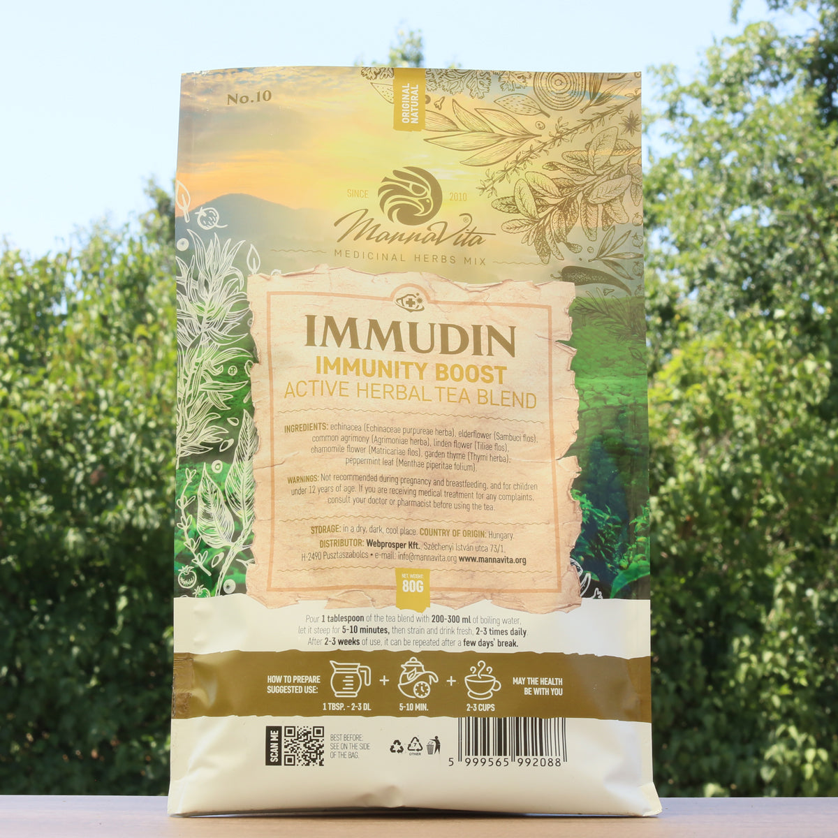 IMMUDIN Aktivna biljna čajna mješavina za jačanje imuniteta • 80g