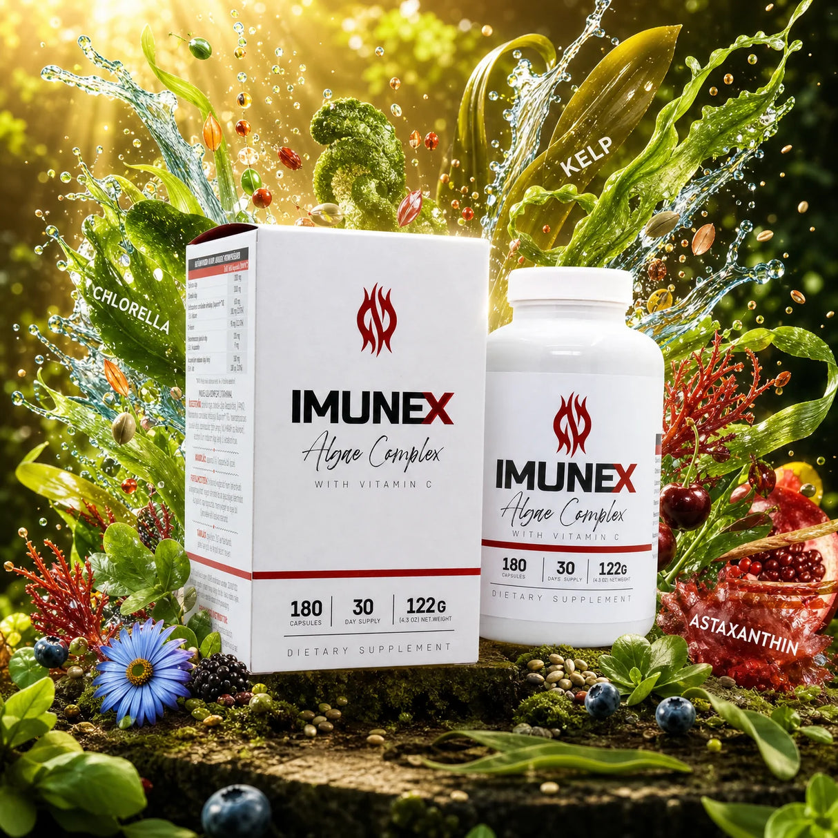 IMUNEX kompleks algi • s 5 algi • 180 kapsula