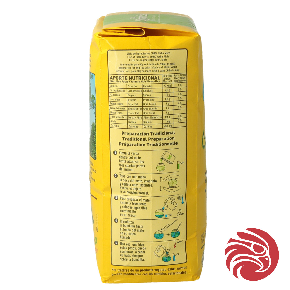 Kraus čaj od yerba matea • Elaborada, con palo • 500 g