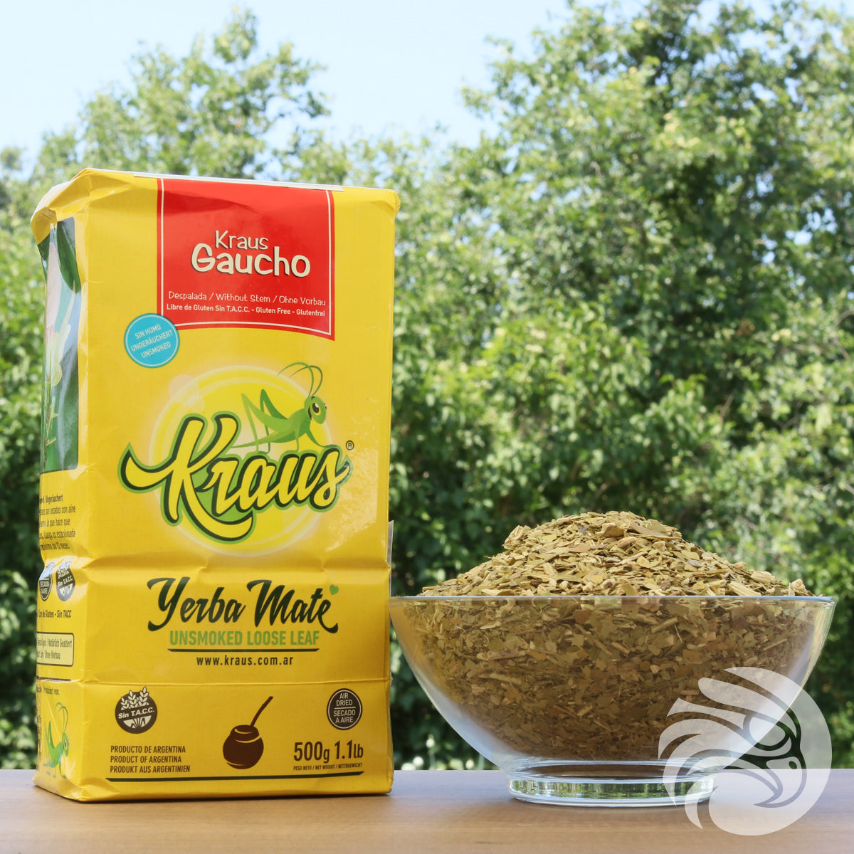 Kraus yerba mate • Gaucho, sin palo – bez stabljika • 500 g