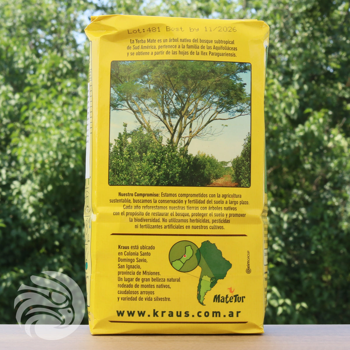 Kraus čaj od yerba mate • Silvestre, MENTA • 500 g