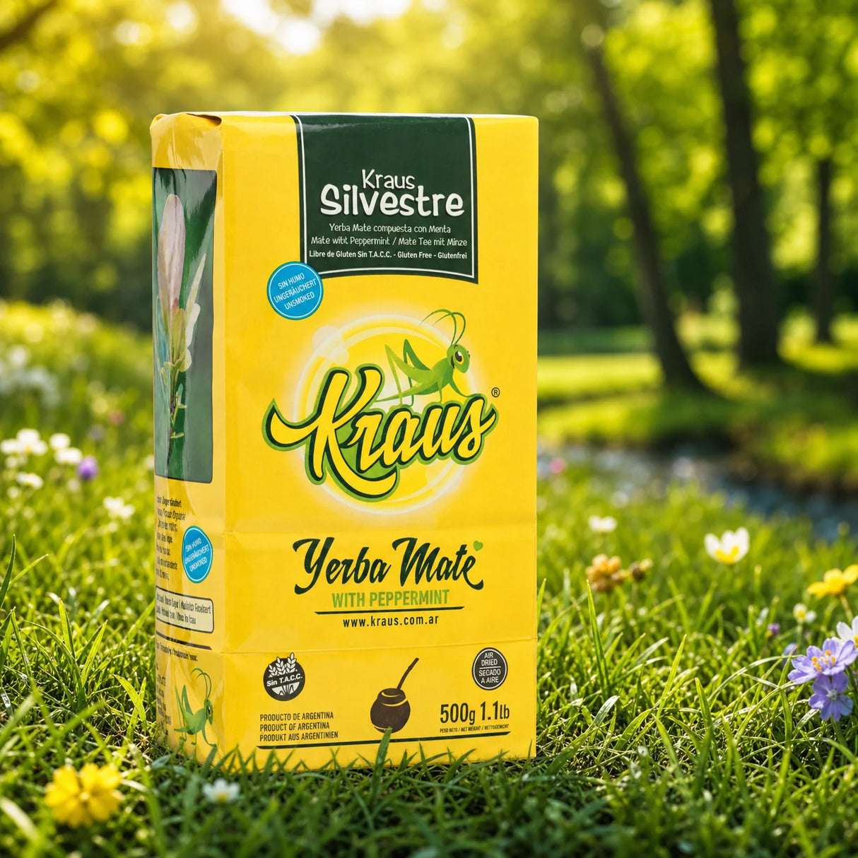 Kraus čaj od yerba mate • Silvestre, MENTA • 500 g