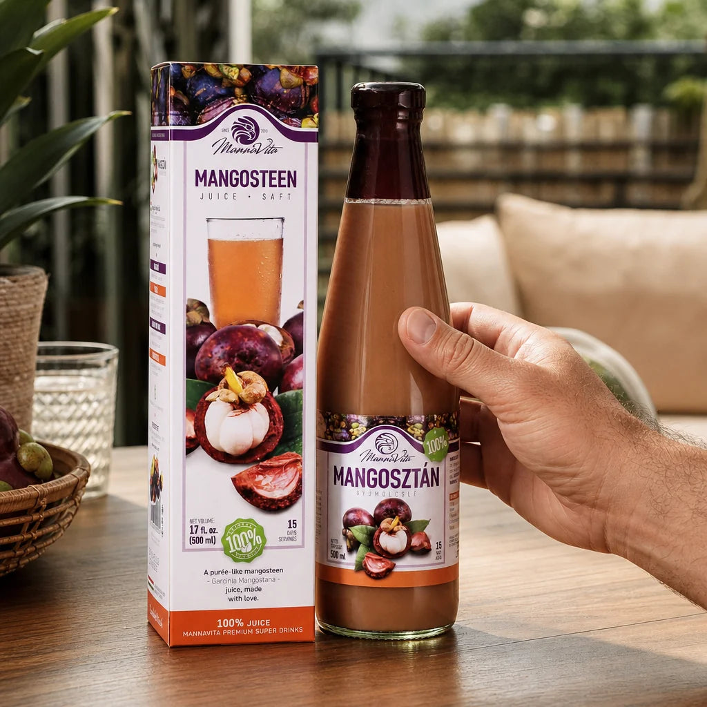 Mannavita Mangostin 100% preširani pire • 500 ml