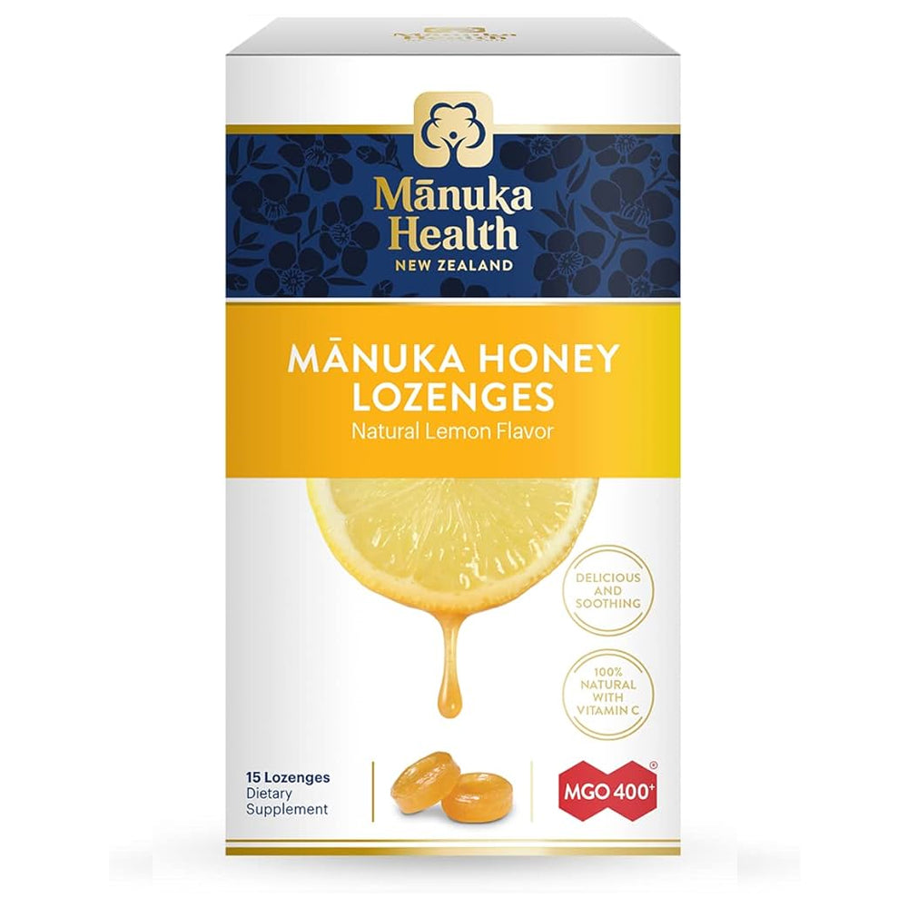 Pastile od manuka meda s prirodnim limunom • 15 kom.
