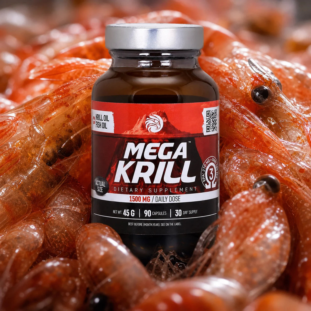 MegaKRILL 1500 mg ulje krila + riblje ulje • 90 kapsula