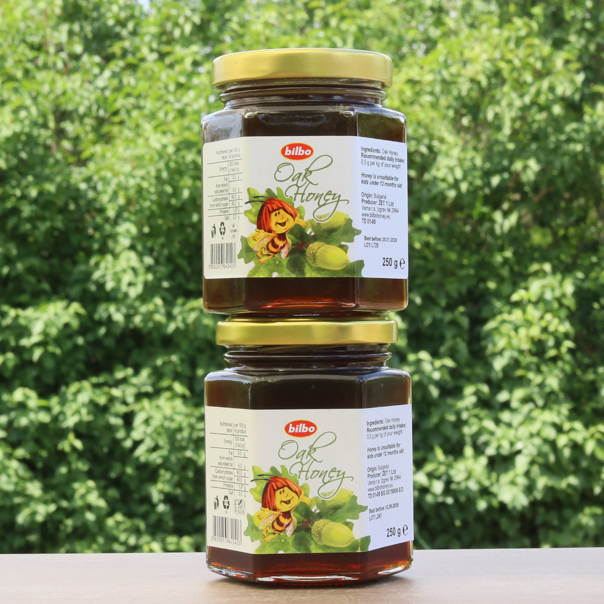 Bilbo sirovi med od hrasta • 250 g