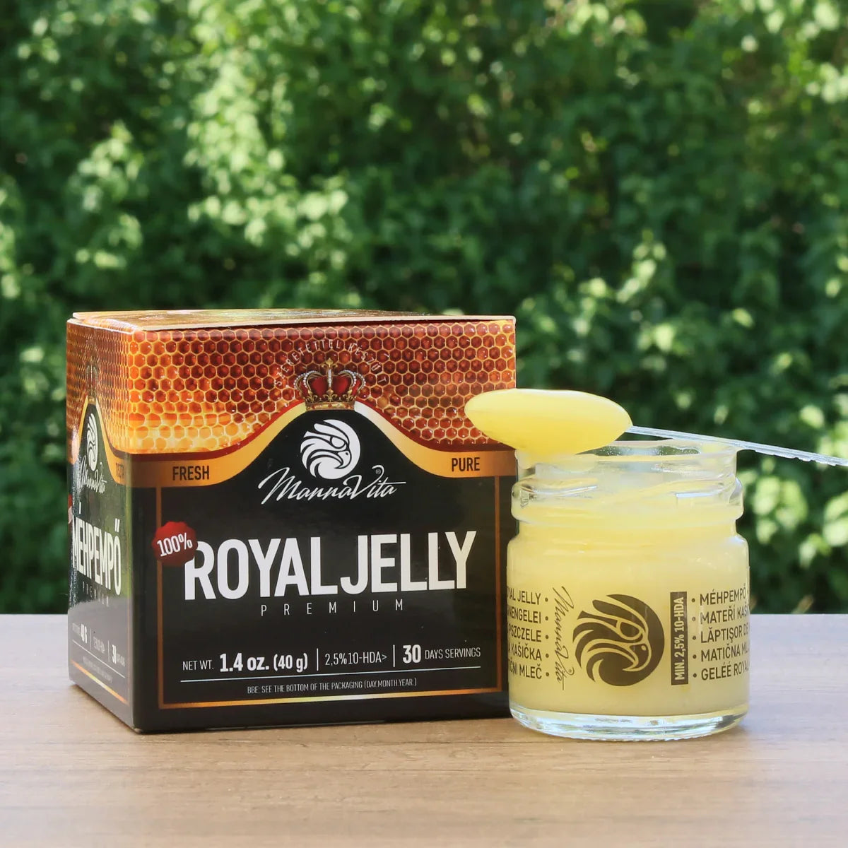 Mannavita Premium Royal jelly • 2.5% 10-HDA • 40g - Mannavita