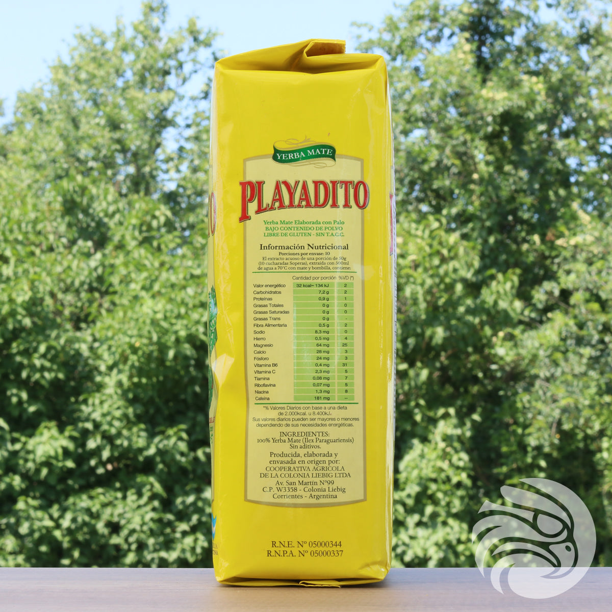 Playadito yerba mate čaj • Elaborada con palo • 500 g