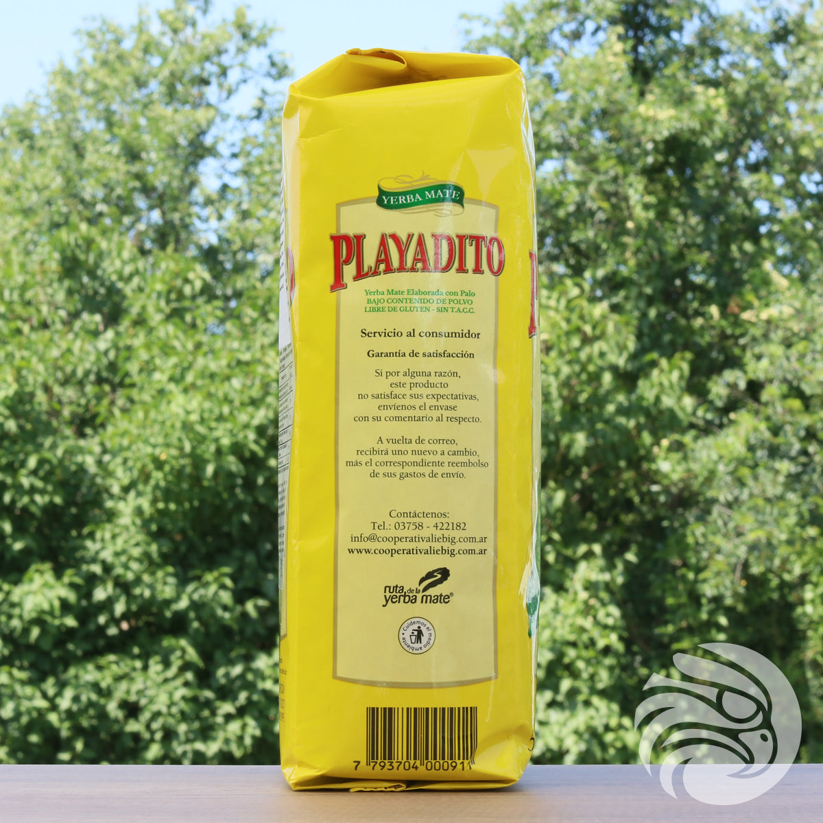 Playadito yerba mate čaj • Elaborada con palo • 500 g