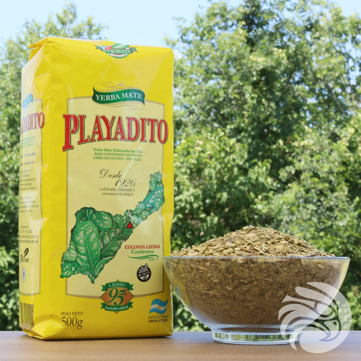 Playadito yerba mate čaj • Elaborada con palo • 500 g