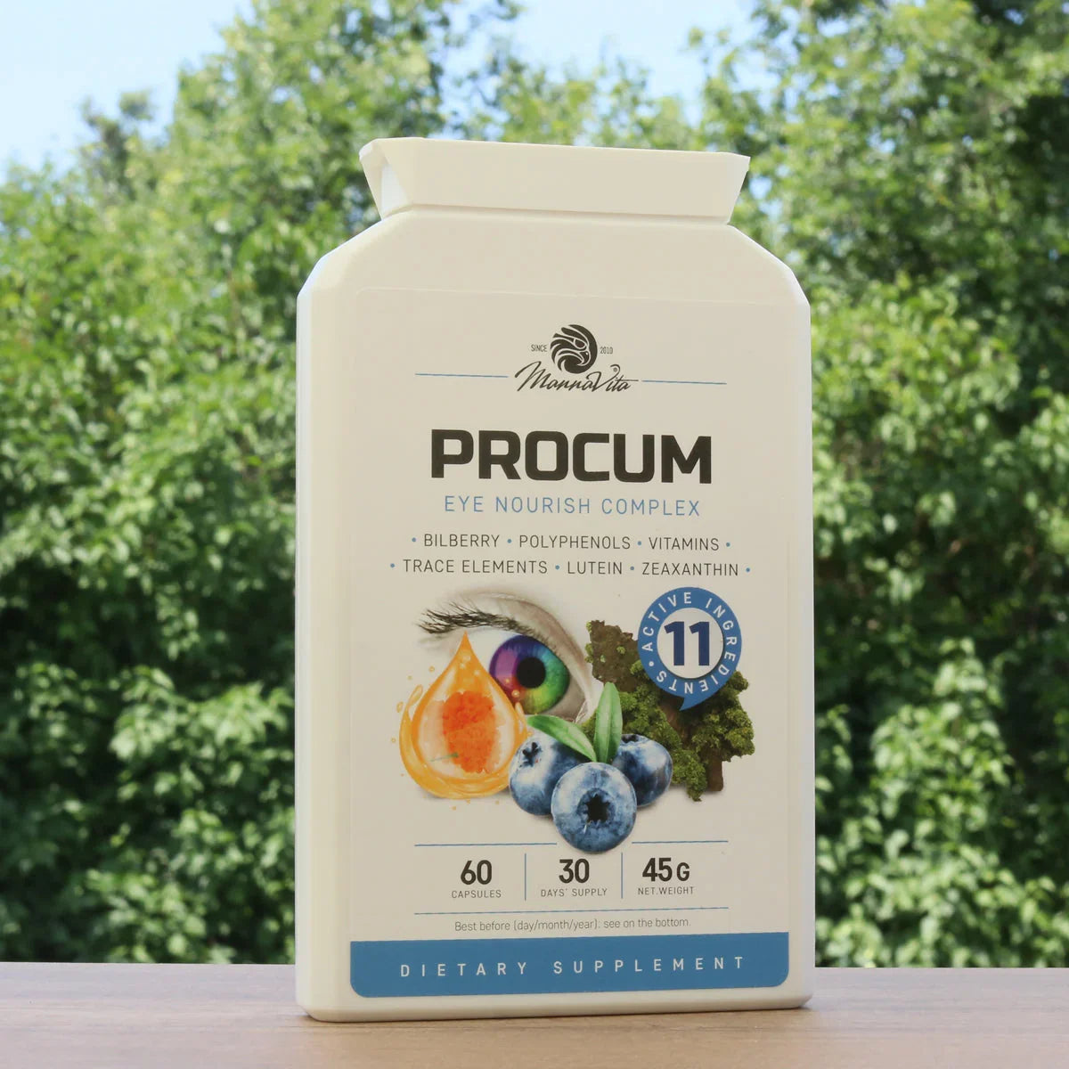 PrOcum Eye strengthening complex • 60 capsules - Mannavita