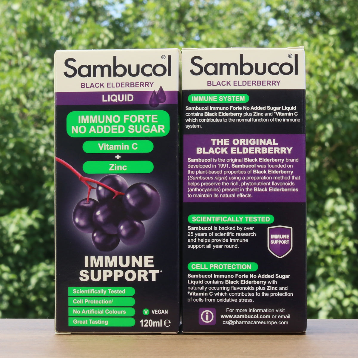 Sambucol sirup od crne bazge, bez šećera • 120 ml