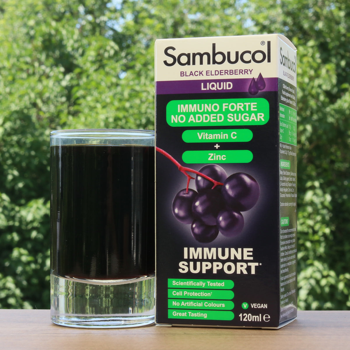 Sambucol sirup od crne bazge, bez šećera • 120 ml