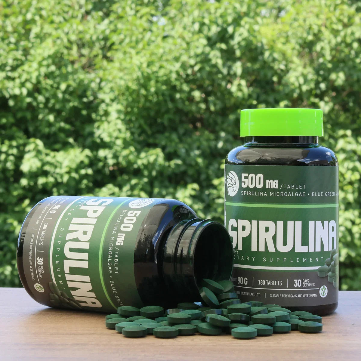 Mannavita Spirulina 500 mg tablets • 180 pcs. - Mannavita