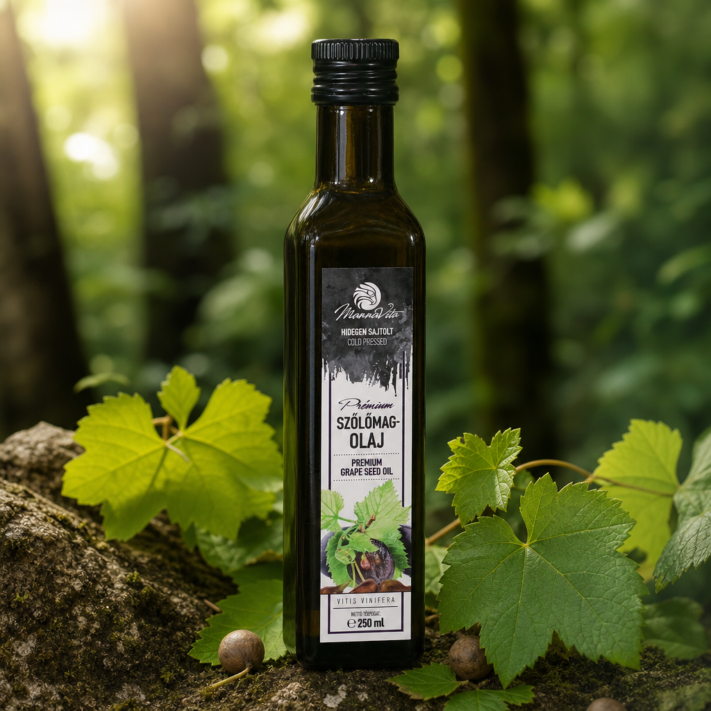 Mannavita mađarsko hladno prešano ulje od sjemenki Grožđa • 250 ml