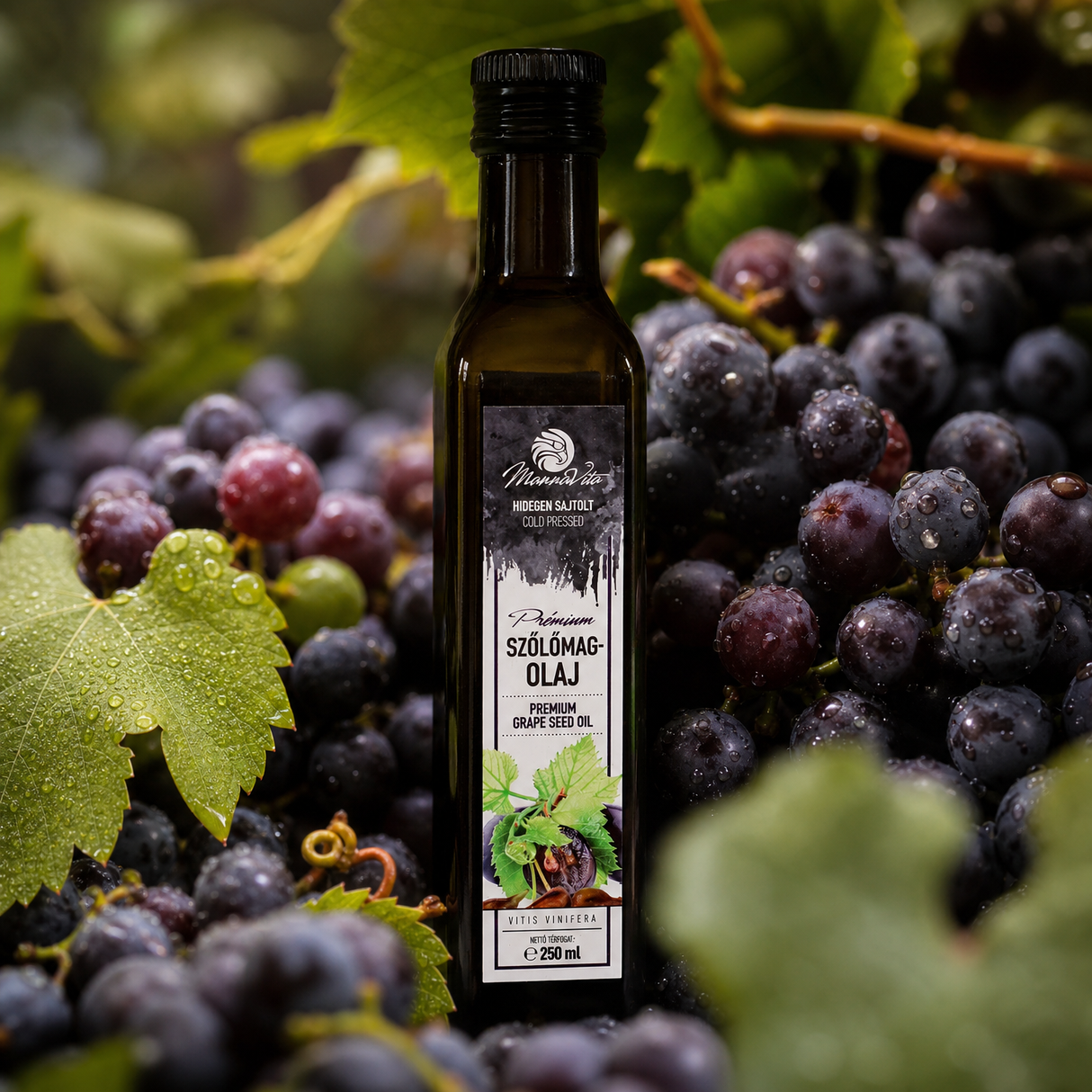 Mannavita mađarsko hladno prešano ulje od sjemenki Grožđa • 250 ml