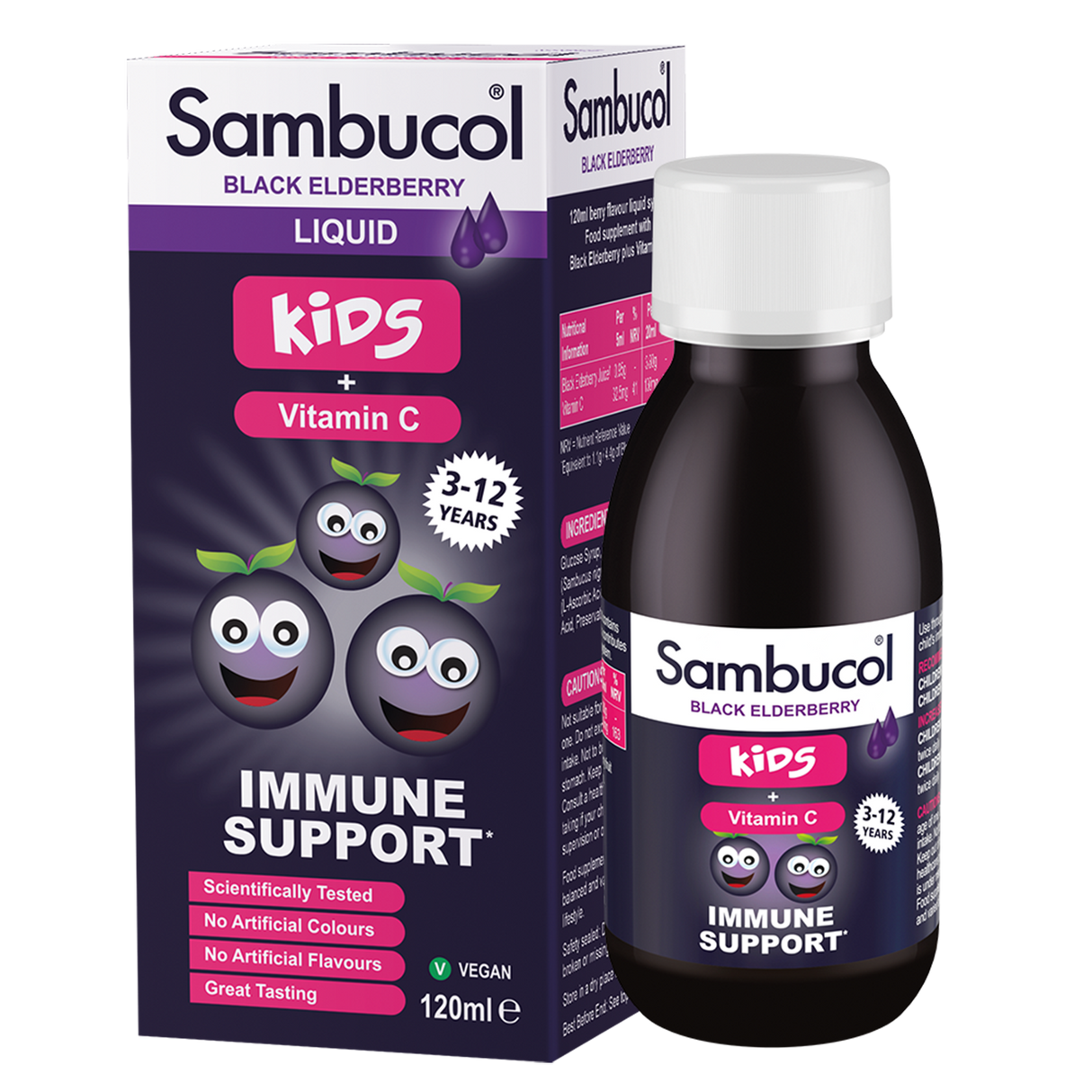 Sambucol sirup od crne bazge, za djecu • 120 ml