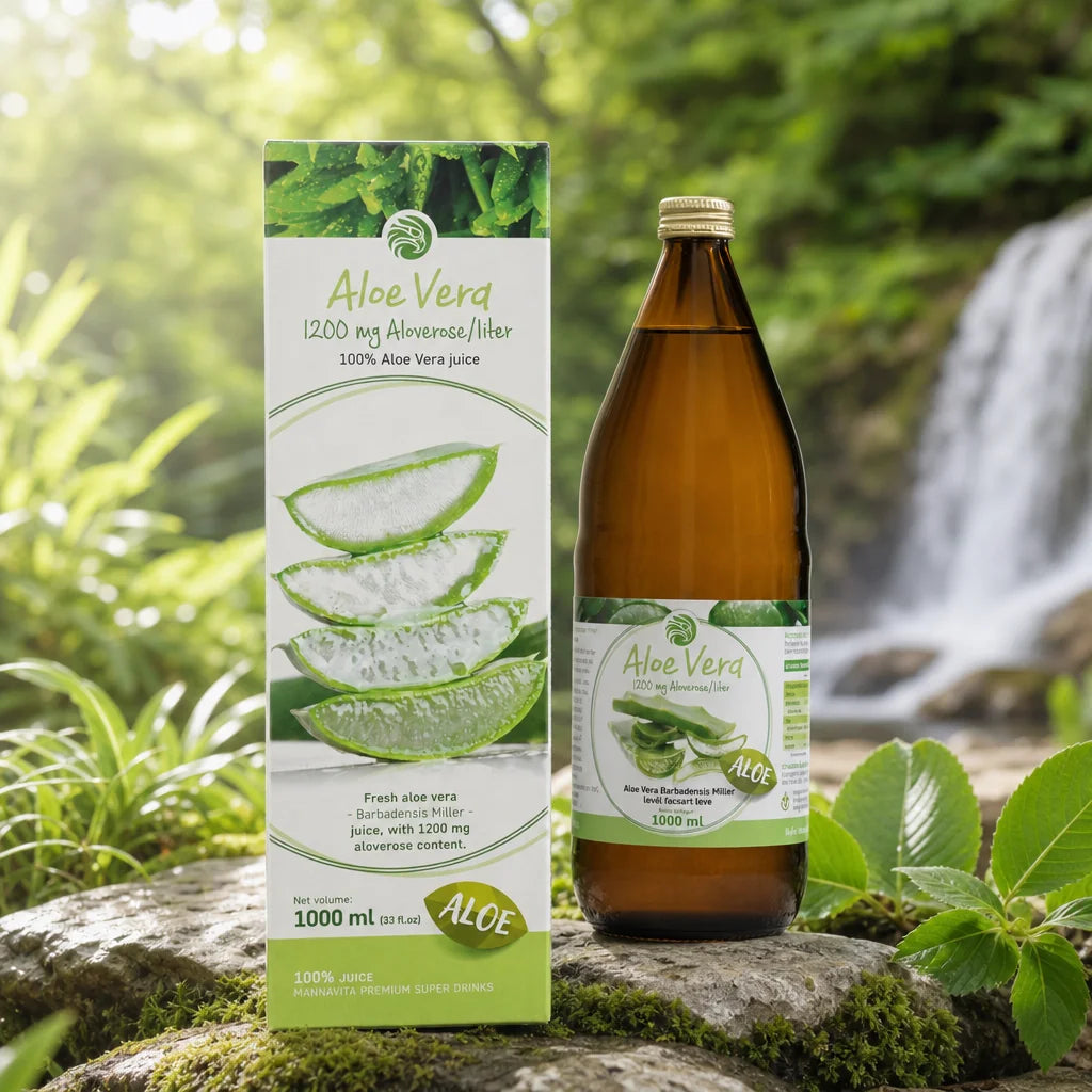Mannavita Aloe vera 100% cijeđeni čisti sok • 1000 ml