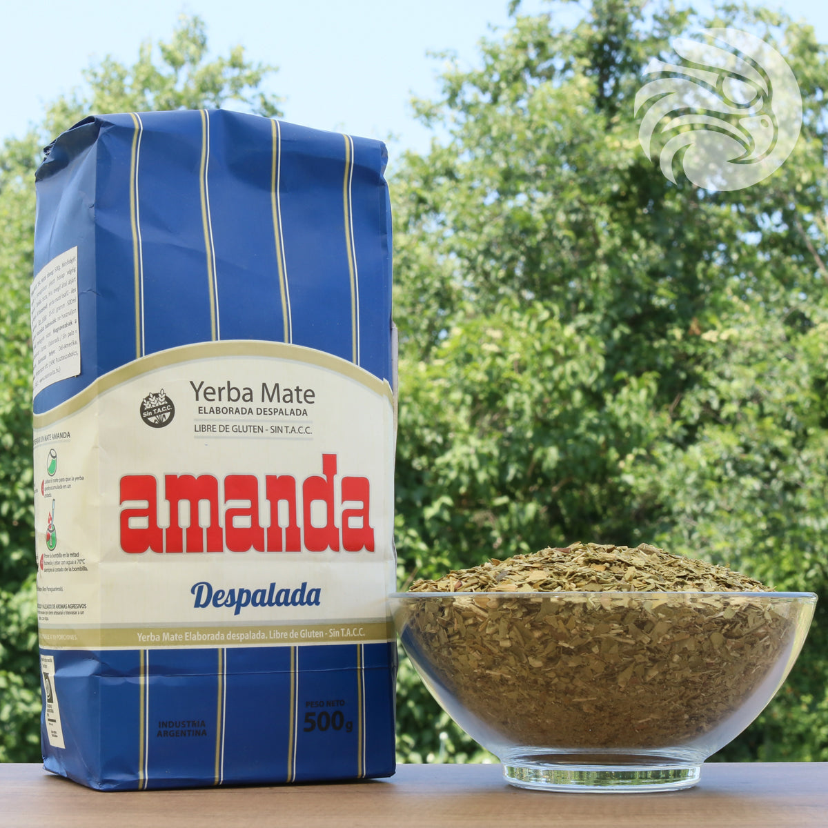 Amanda čaj od yerba mate • Bez grančica - Sin palo • 500 g