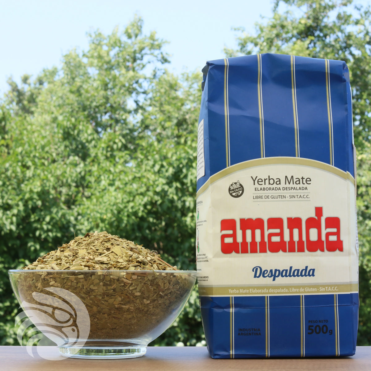 Amanda čaj od yerba mate • Bez grančica - Sin palo • 500 g