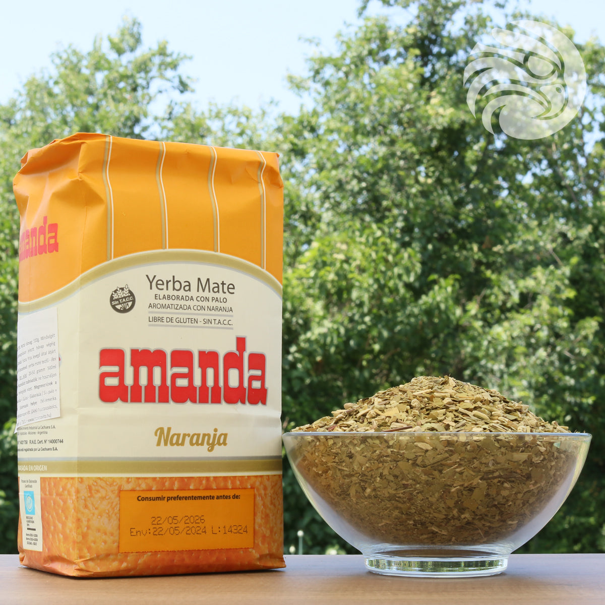 Amanda čaj yerba mate • NARANČA • 500 g
