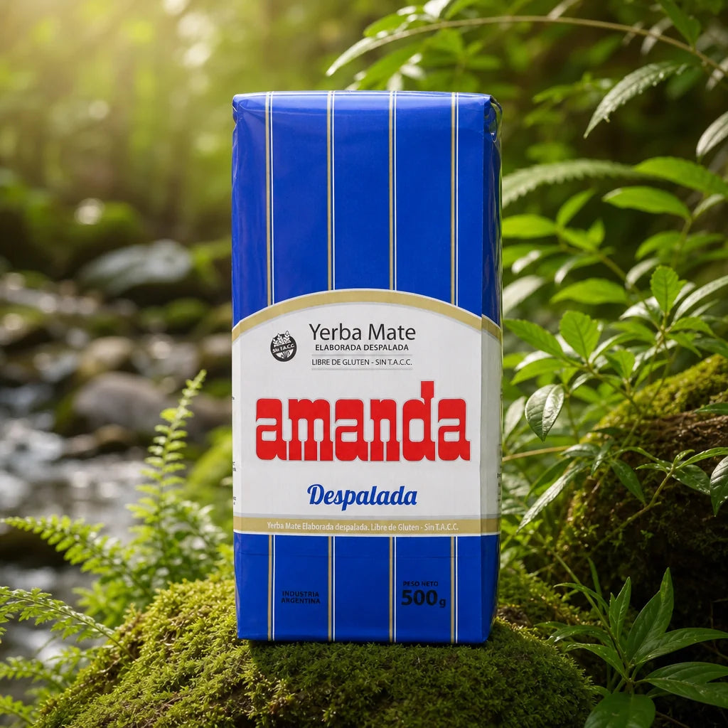 Amanda  yerba mate čaj • Bez grančica - Sin palo • 500 g
