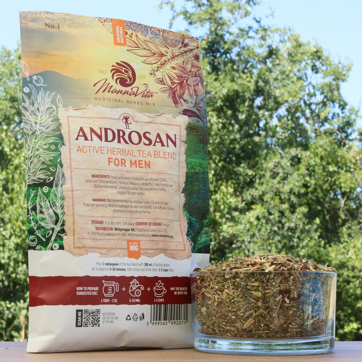 ANDROSAN aktivna biljna mješavina čaja za muškarce • 80g