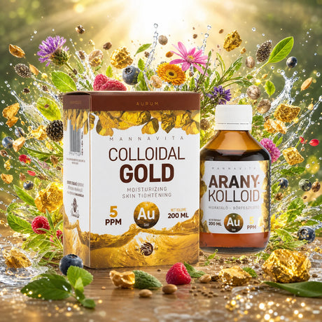 Mannavita Koloidno Zlato 5 PPM • 200 ml