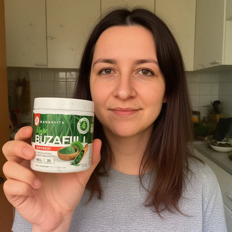 Mannavita sirovi sok od Pšenične Trave u prahu • bez glutena • 140g