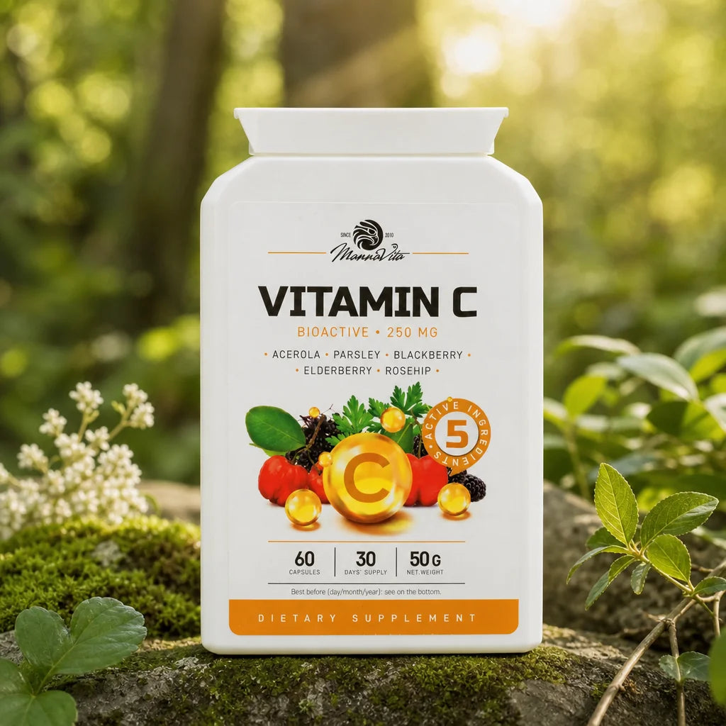Mannavita kompleks Vitamina C • 250 mg bioaktivno • 60 kapsula