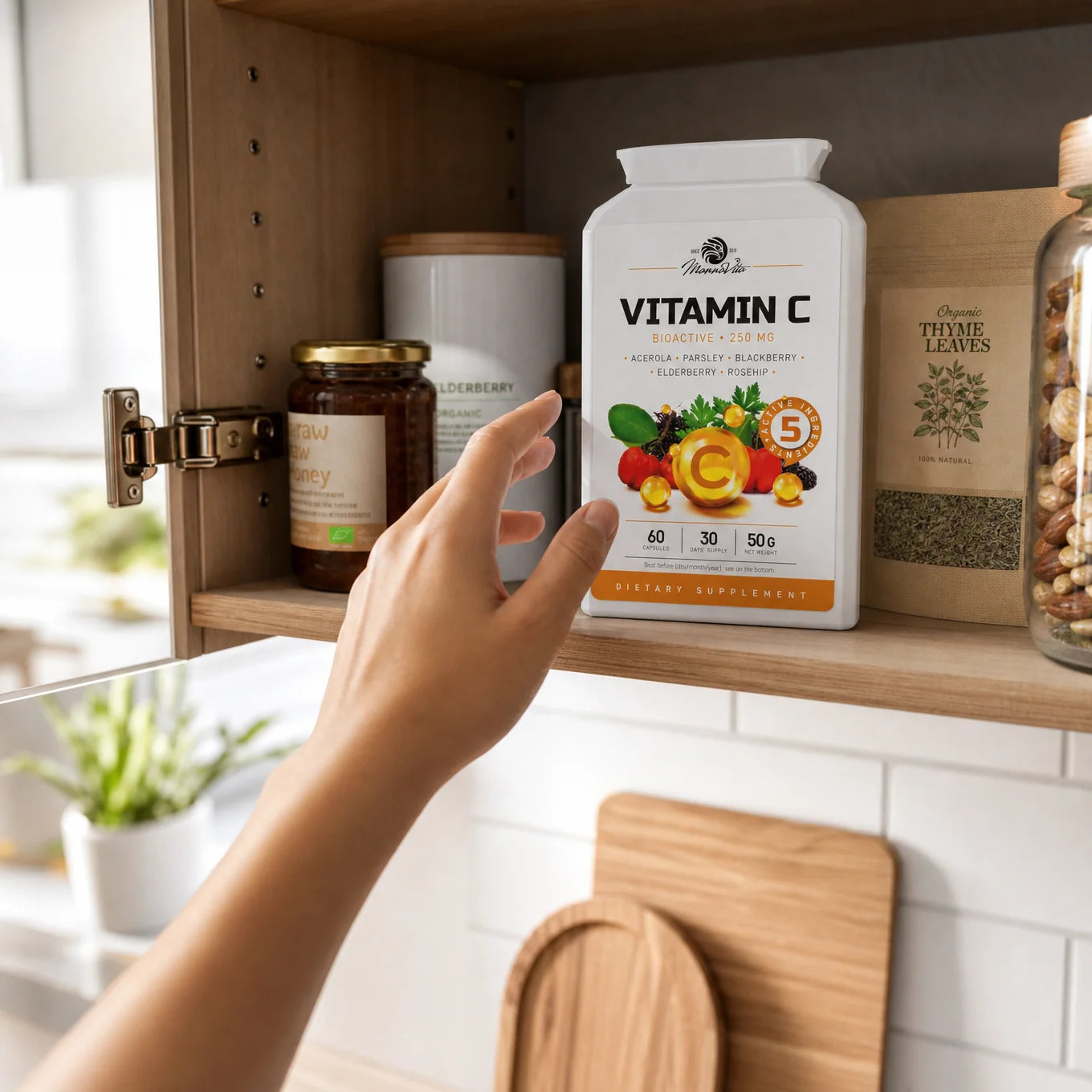 Mannavita kompleks Vitamina C • 250 mg bioaktivno • 60 kapsula