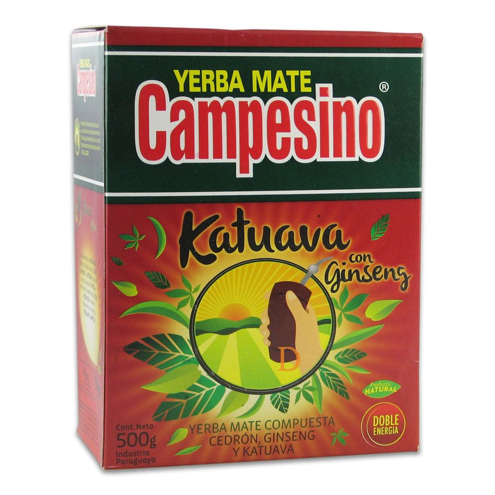 Campesino yerba mate čaj • Katuava + Ginseng • 500 g