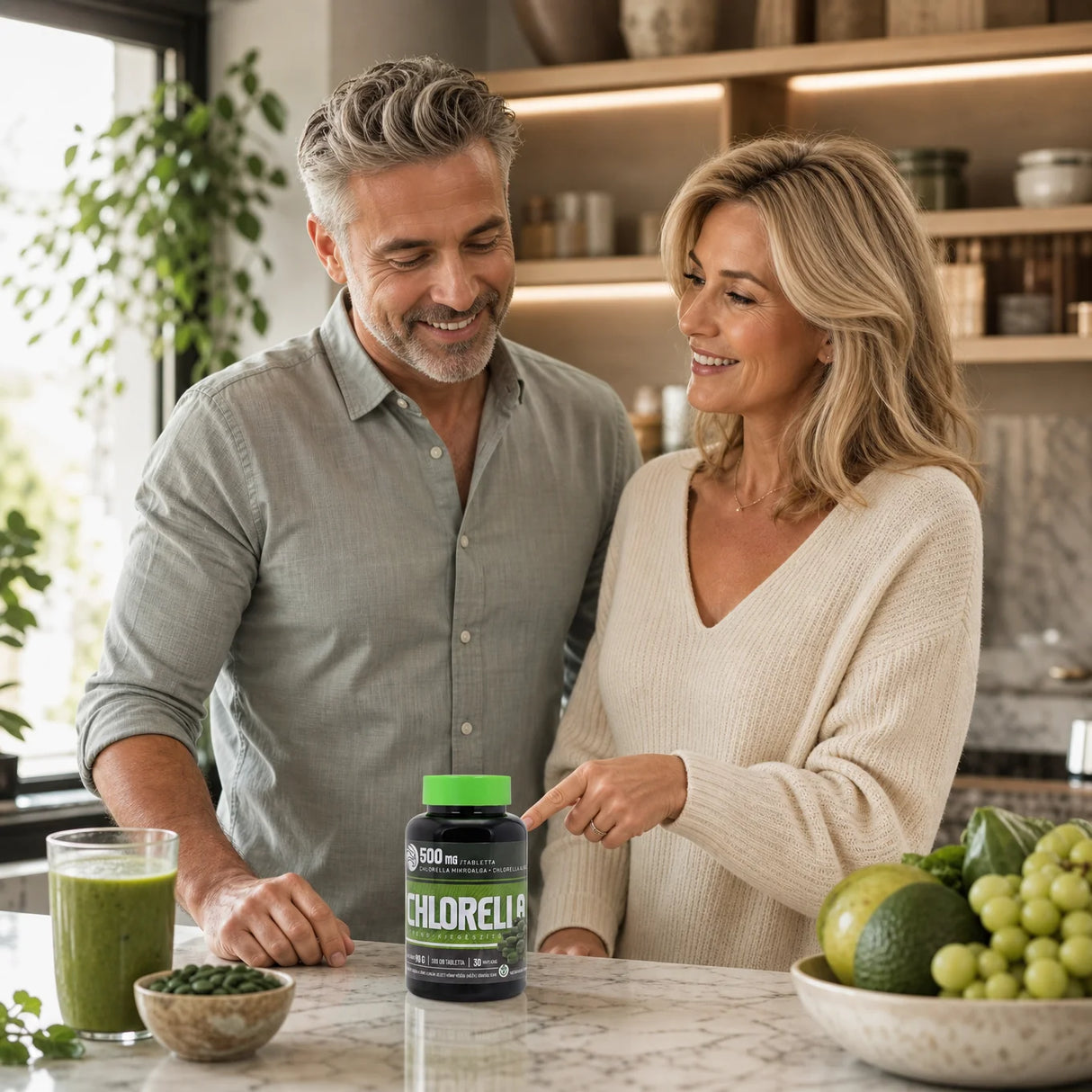 Mannavita Chlorella tablete 500 mg • 180 kom.