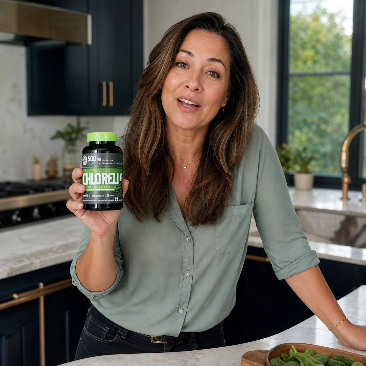 Mannavita Chlorella tablete 500 mg • 180 kom.