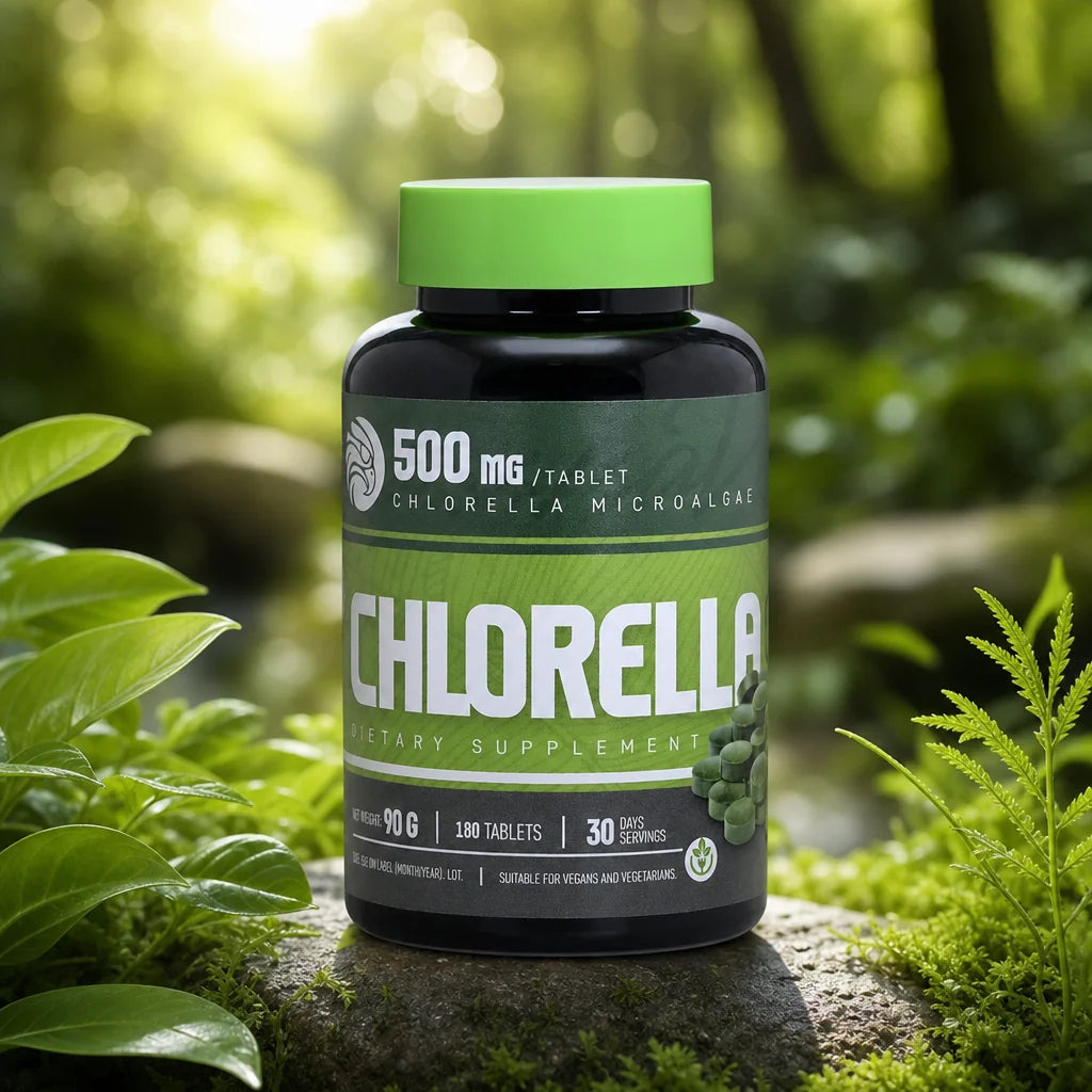 Mannavita Chlorella tablete 500 mg • 180 kom.