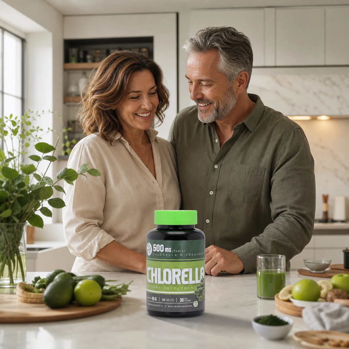 Mannavita Chlorella tablete 500 mg • 180 kom.