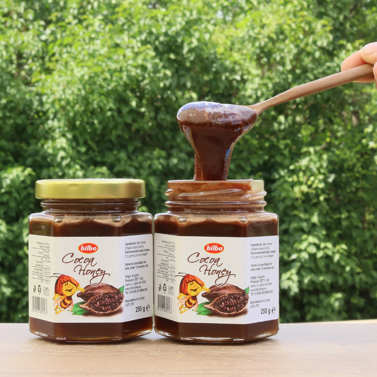 Bilbo sirovi kakao med • 250 g