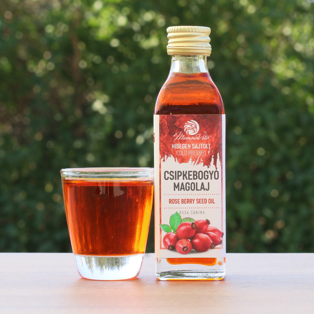 Mannavita mađarsko hladno prešano ulje sjemenki šipka • 40 ml