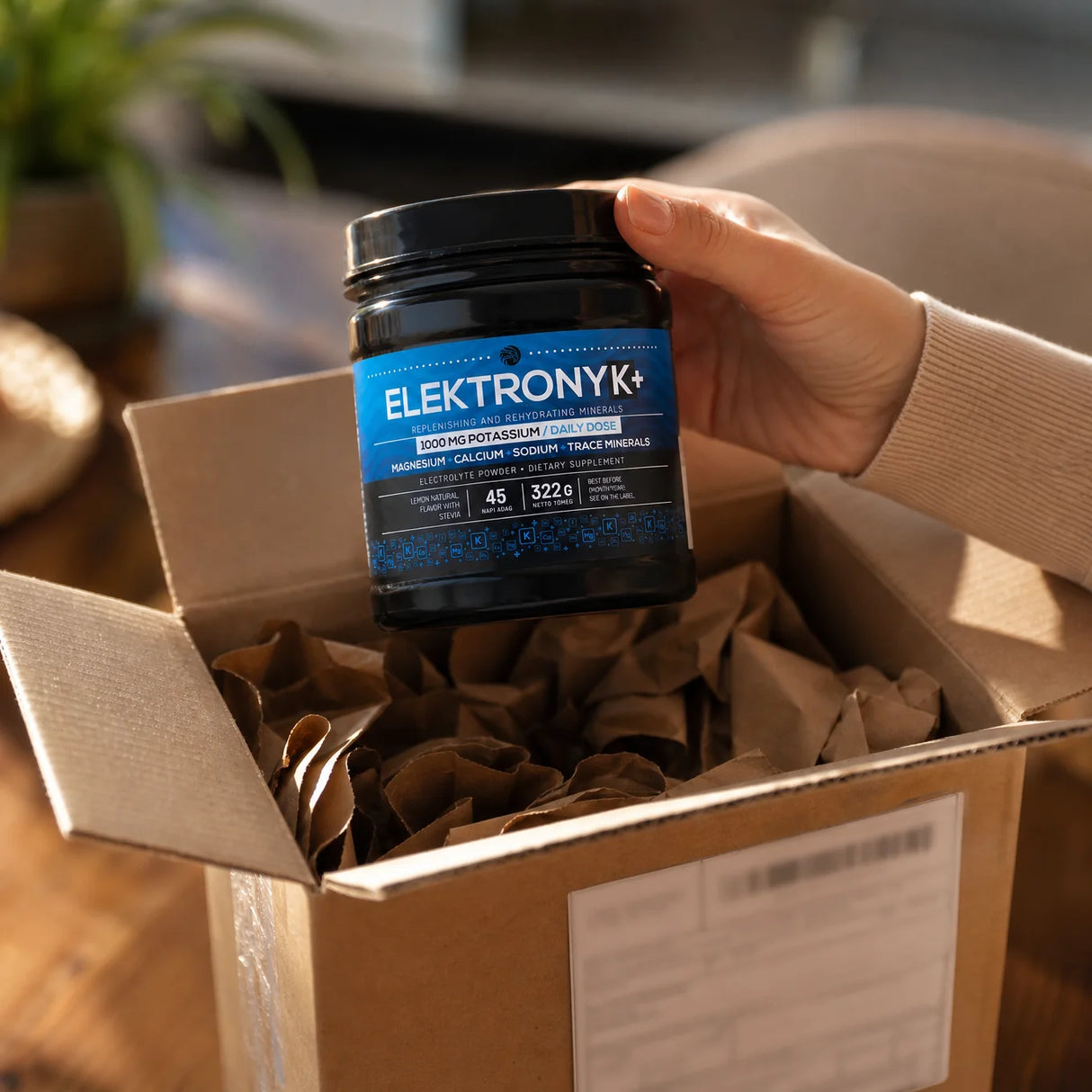 ElektronyK+ elektrolitni prah s 1000 mg kalija • 322g