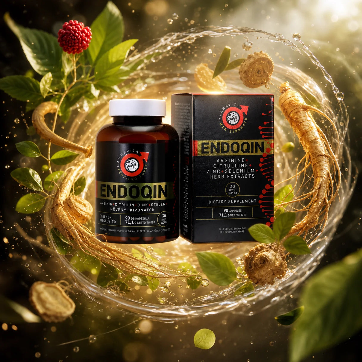 ENDOQIN Manpower Forte • 90 kapsula