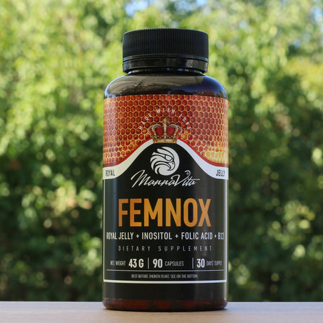 FEMNOX Matična mliječ + Inozitol + Folna kiselina + B12 kompleks • 90 kapsula